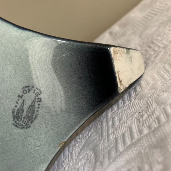 Art Deco 12" Black Vase - Picture 3 of 3